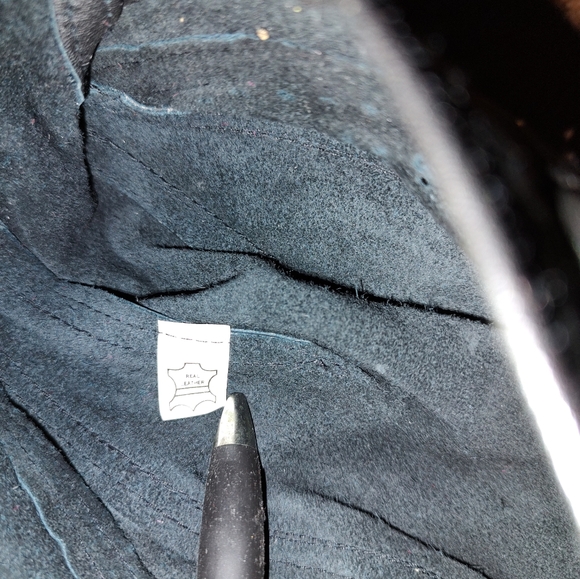 Real Leather Biker Skull Cap - Picture 7 of 8